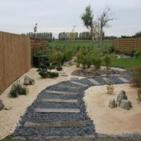 Après  aménagement d'un jardin 200m² à Dottignies 